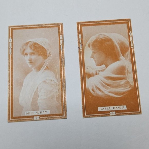 1910s Cigarette trade card Miss Wray Hazel Dawn British American Tobacco Company